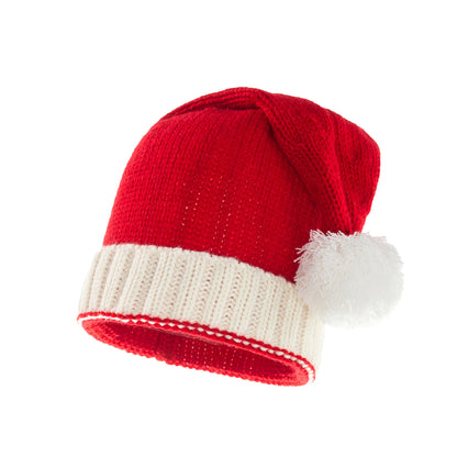 Christmas Parent-kids Red Knitted Warm Hats