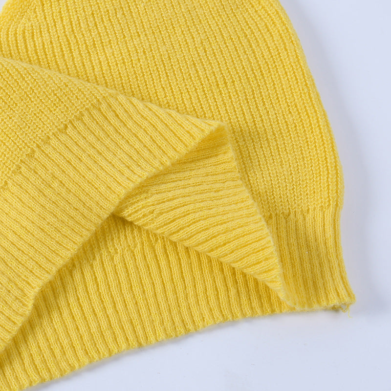 Casual Turtleneck Knitting Top Sweaters
