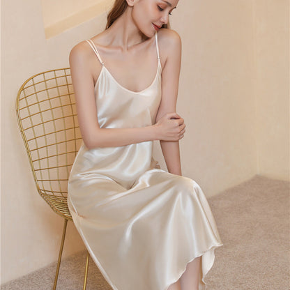 Sexy Satin Women Night Dresses
