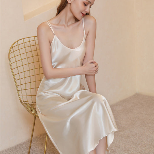 Sexy Satin Women Night Dresses