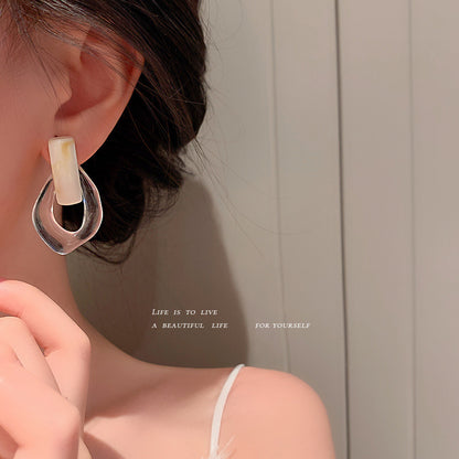 Acrylics Geometry Shaped Vintage Women Earrings