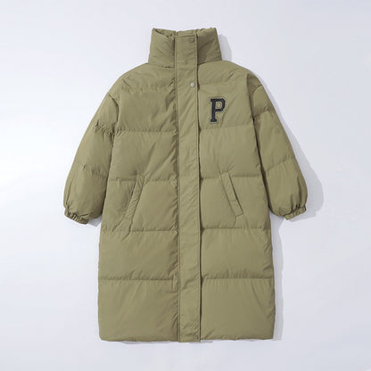 Casual Winter Long Down Overcoats for Women