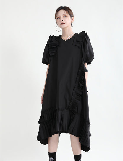 Elegant Irregular Girls Summer Long Dresses