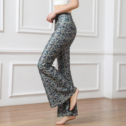 Casual High Waist Trumpet Yoga Pants for Women