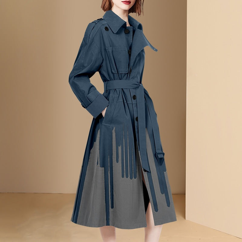 Elegant Women Long Overcoat