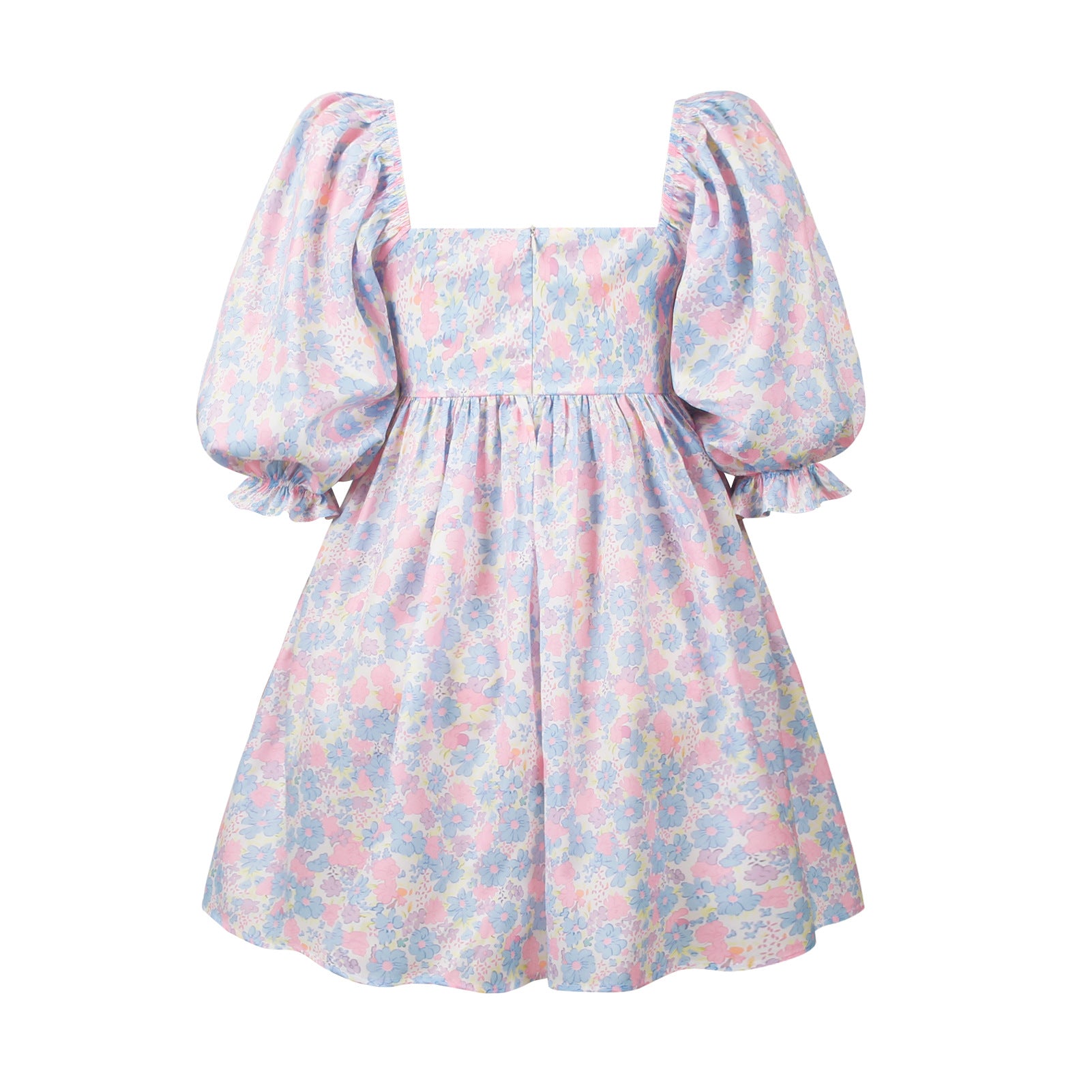 Summer Sexy Square Neckline Women Mini Dresses