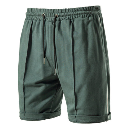 Casual Cotton Summer Elastic Waist Men's Shorts