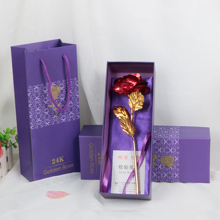 Gold Rose for Valentine's Day Gifts