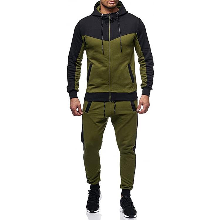 Casual Fall Men Hoody Sports Suits-STYLEGOING