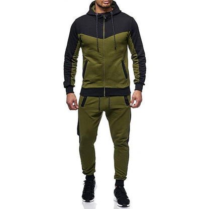 Casual Fall Men Hoody Sports Suits-STYLEGOING