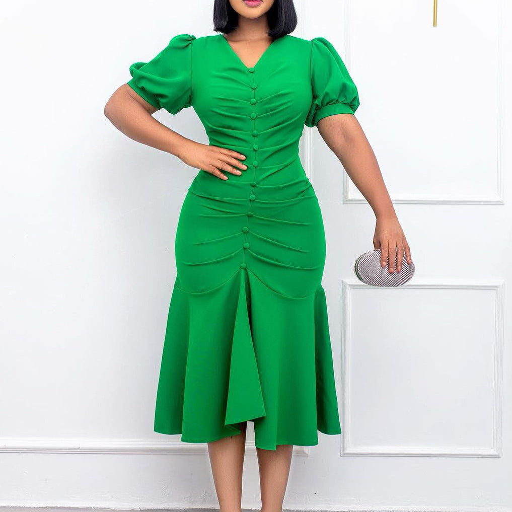 Elegant Office Lady Plus Size Dresses
