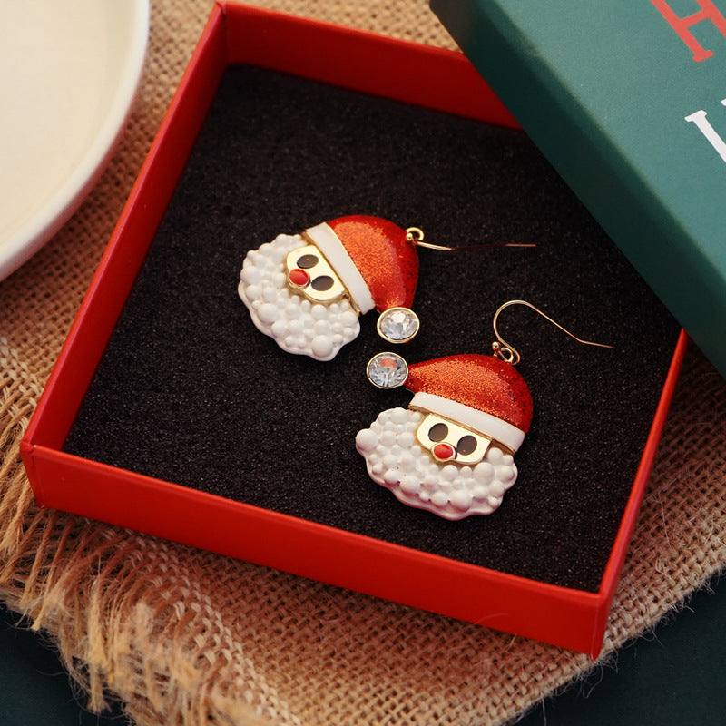 Santa Claus Women Drop Earring for Christmas