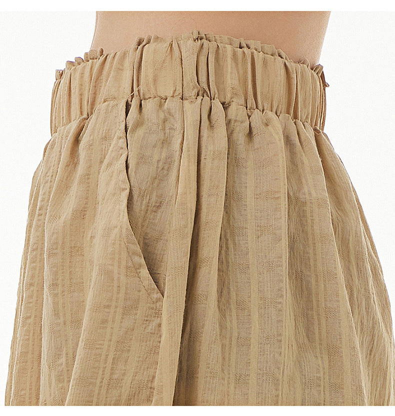Vintage Designed Plus Sizes Summer Wide Legs Pants