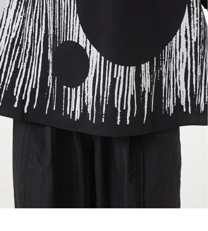 Abstract Summer Plus Sizes Women T Shirts