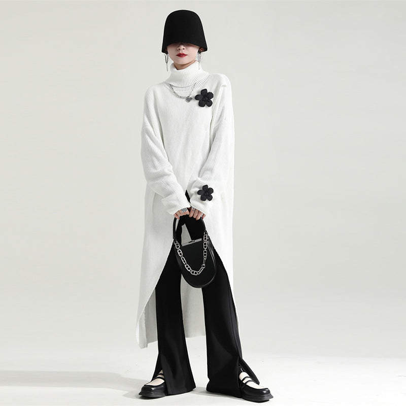 Elegant Women Long Knitting Cozy Dresses