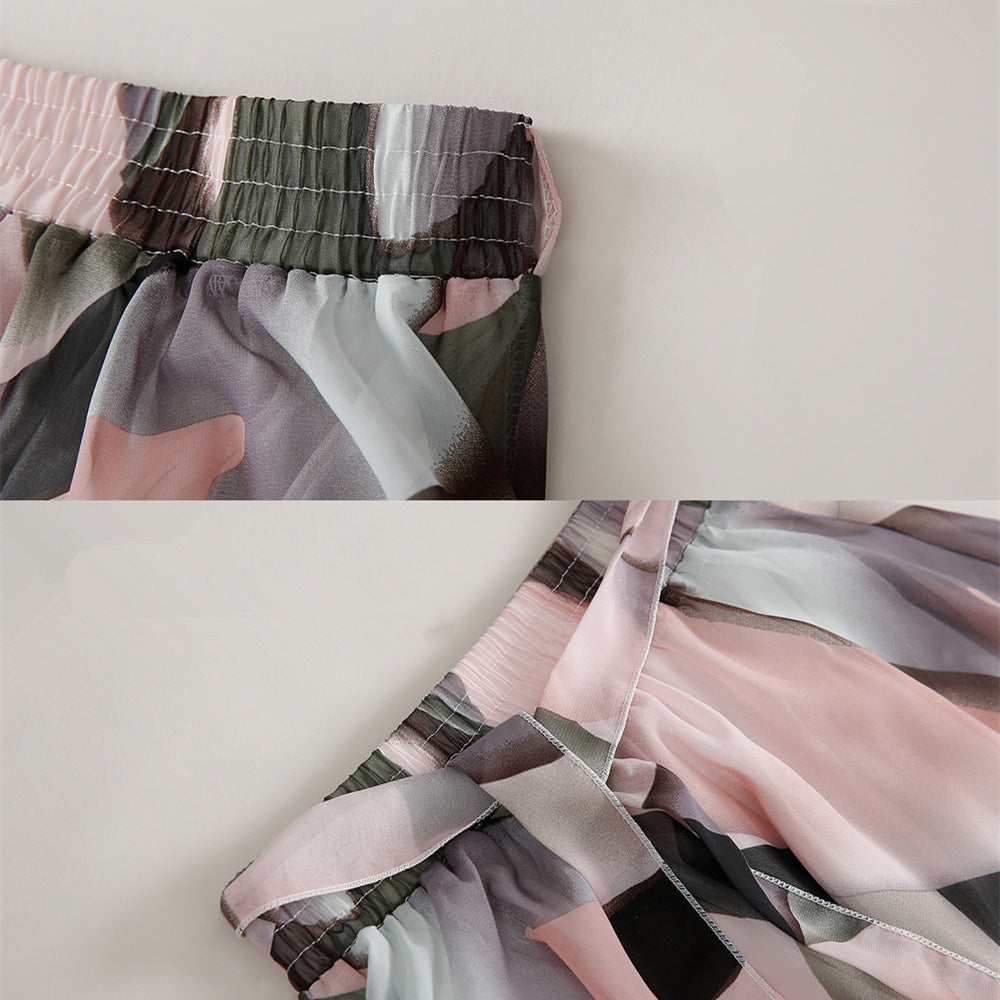 Casual Summer Chiffon Skirts for Women