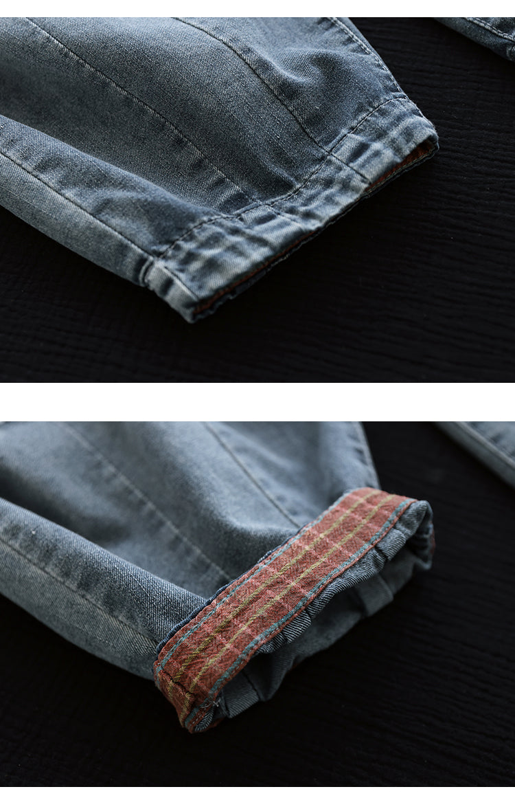 Summer Cotton Women Harem Plus Sizes Denim Jeans