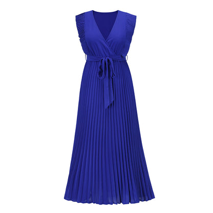 Casual Chiffon Sleeveless Women Long Maxi Dresses