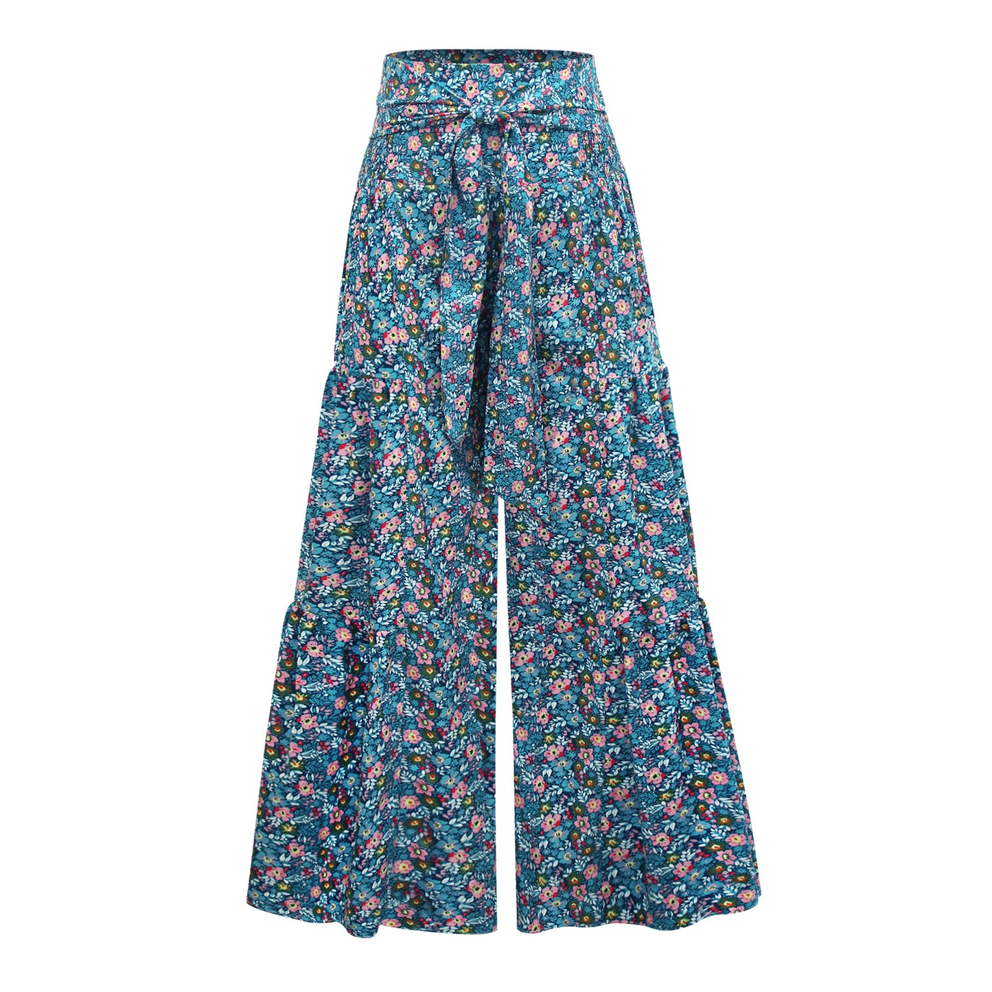 Casual Dyed Trumpet Pants for Women