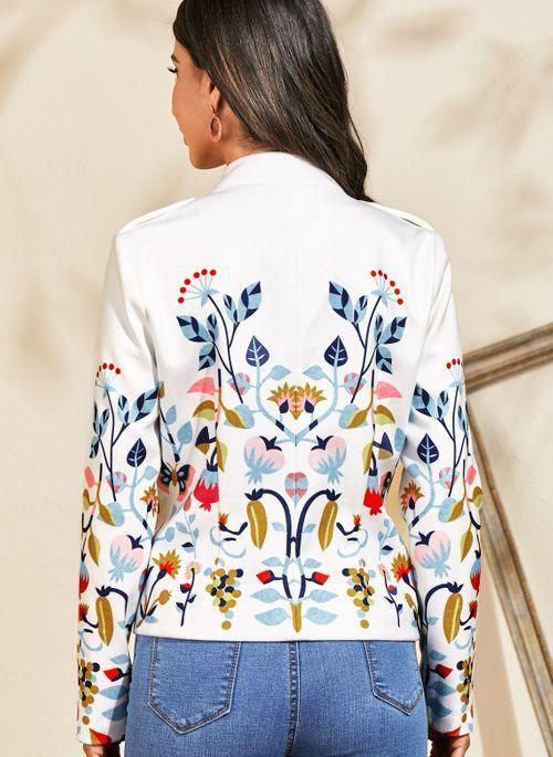 Classy Fashion Floral Print Carfigan Top Coats-STYLEGOING