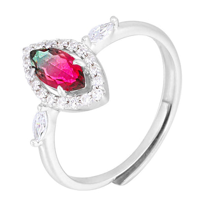 Fashion Colorful Sterling Silver Rings for Women