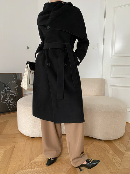 Desined Luxury Woolen Overcoats for Women