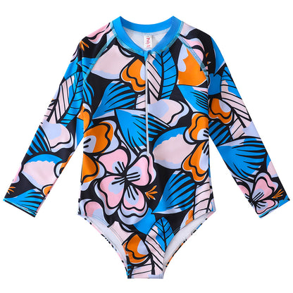 Long Sleeves Summer Beach Swimsuits for Girls