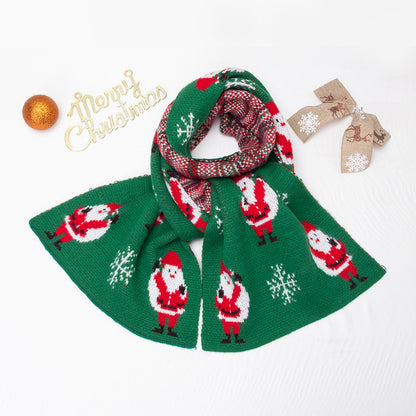 Merry Christmas Snow Boot Design Warm Scarfs