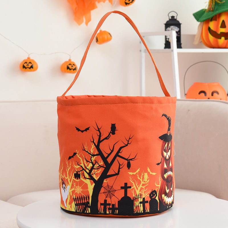 Halloween Pumpkin Candy Handle Bags/Basket