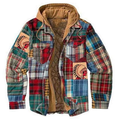 Men Warm Hoody Jacket Overcoat for Winter-STYLEGOING