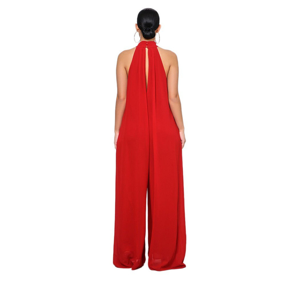 Casual Chiffon Loose Jumpsuits for Women