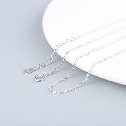 Sterling Sliver Box Design Chains for Women