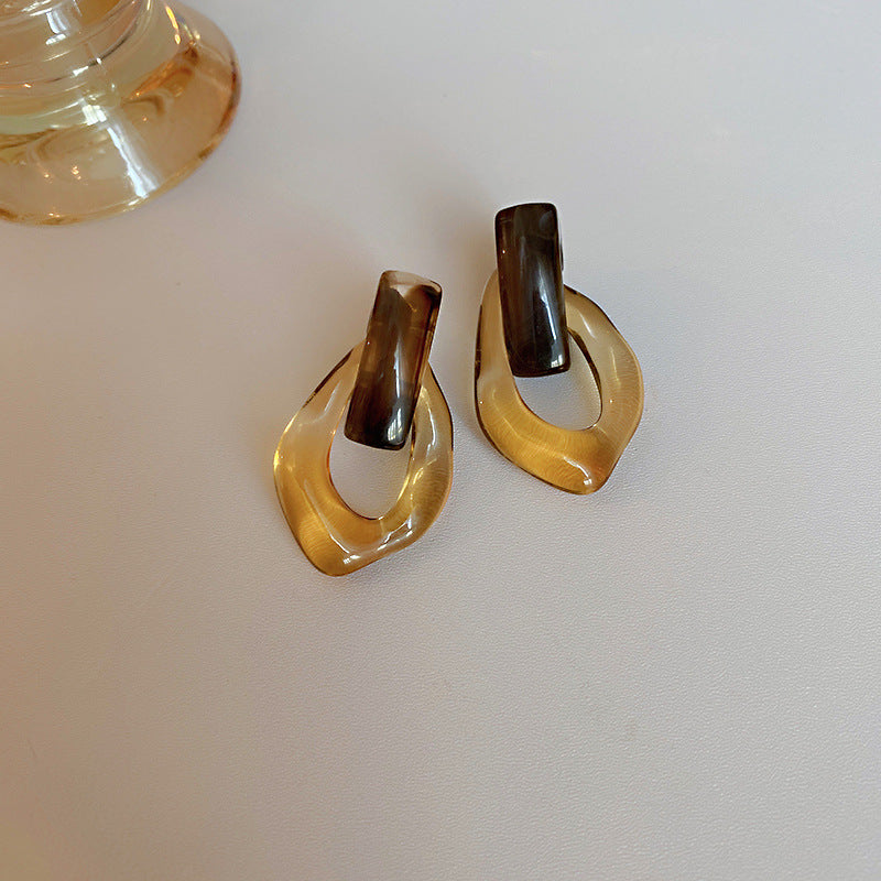 Acrylics Geometry Shaped Vintage Women Earrings