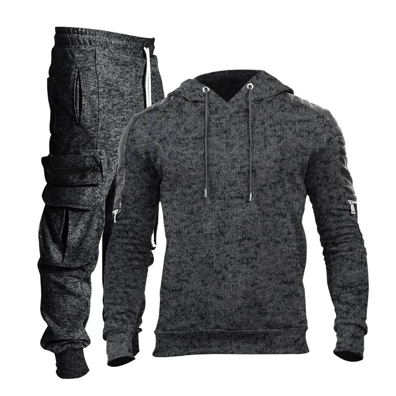 Winter Warm Fashion Leisure Long Sleeves Suits for Men-STYLEGOING