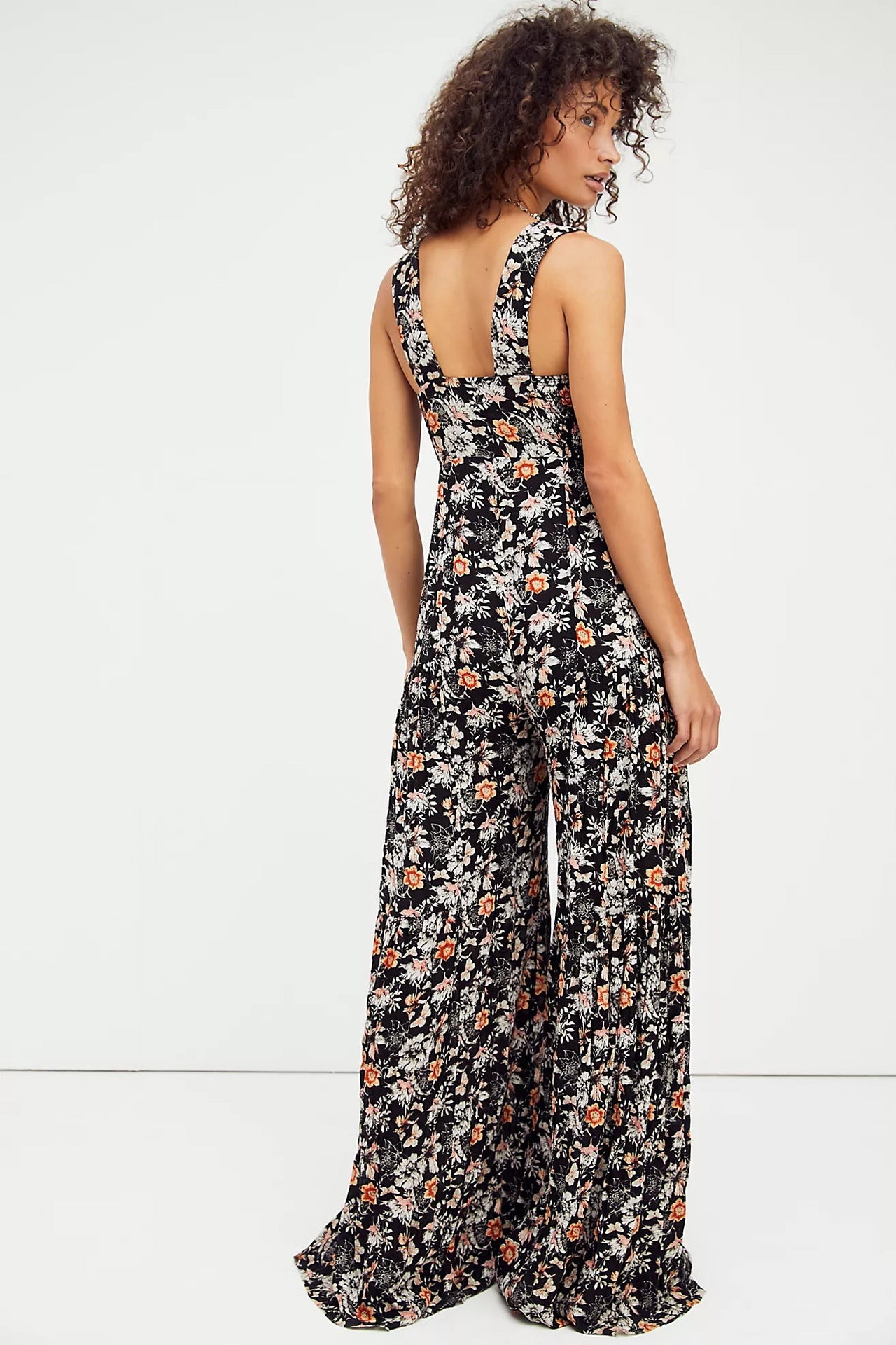 Casual High Waist Women Wide Legs Jumpsuits