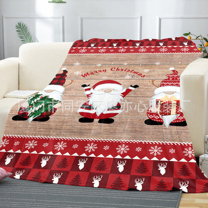 Merry Christmas Fleece Throw Blankets