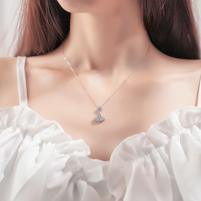 Designed Little Dress Clavicle Necklace