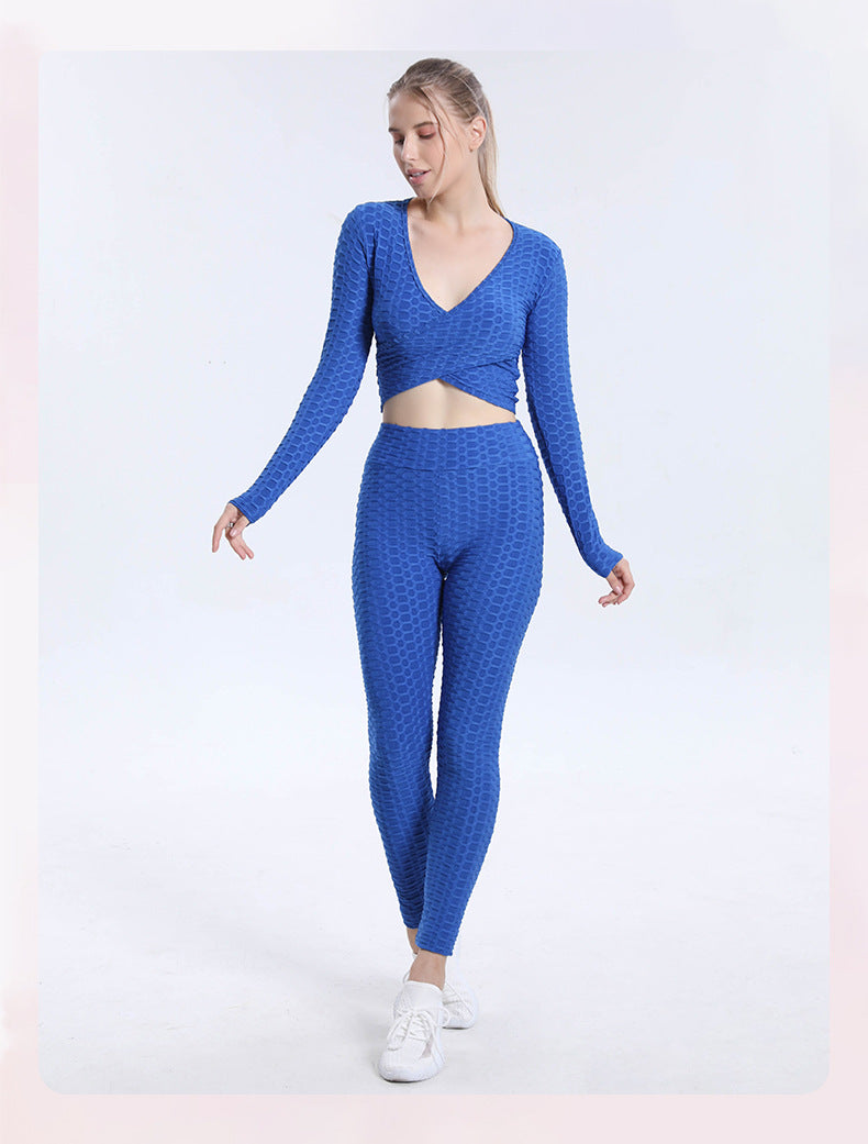 Sexy Bubble Design Women Gym Outfits