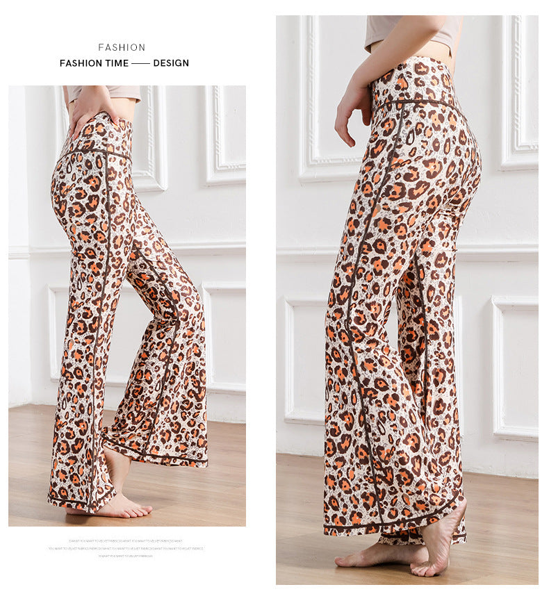 Casual High Waist Trumpet Yoga Pants for Women