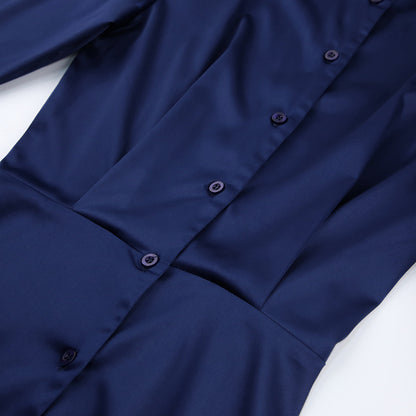 Sexy Classy Long Sleeves Sheath Shirts Dresses