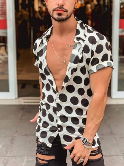 Men's Summer Beach Short Sleeves Shirts