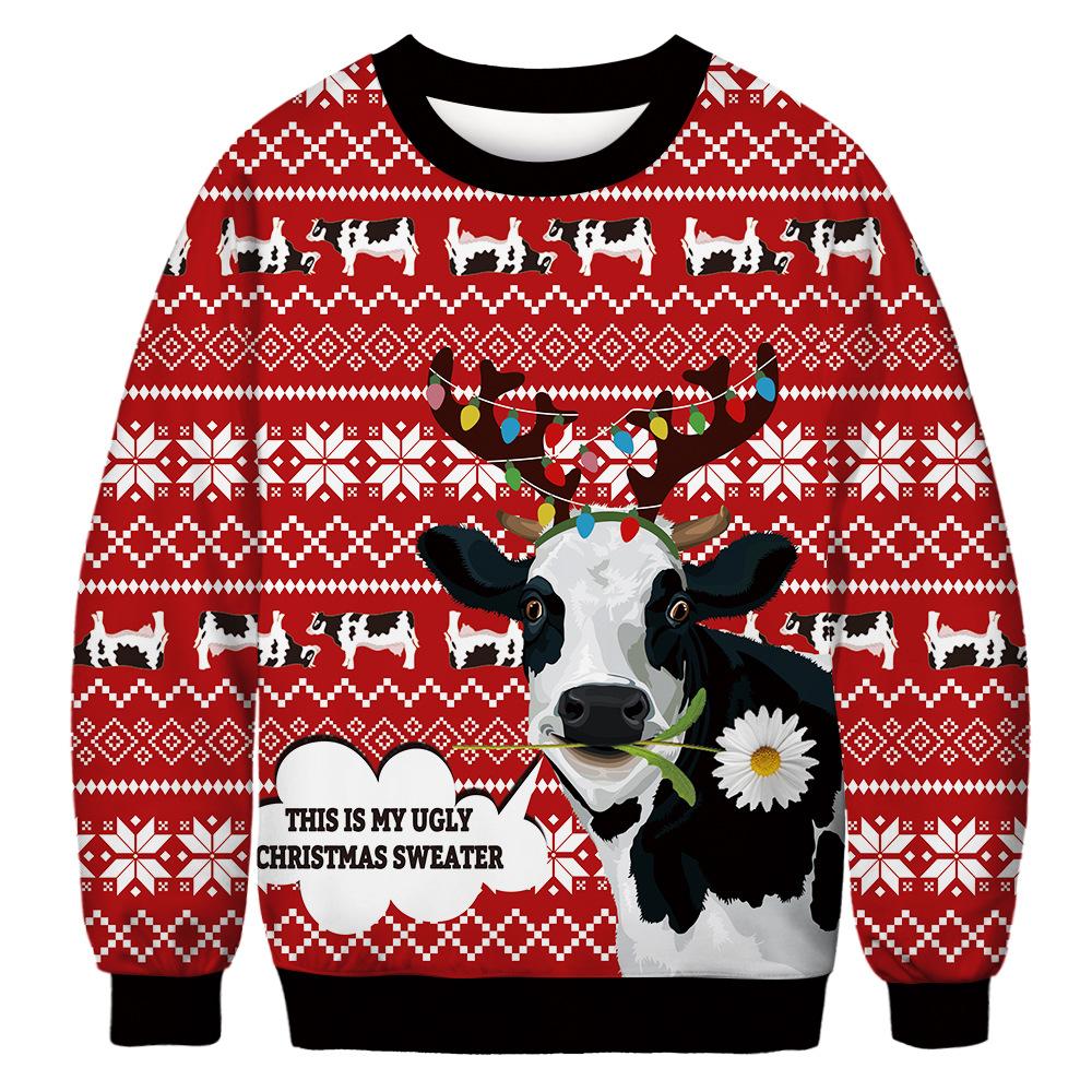 Christmas Cat His-and-hers Hoodies Sweaters