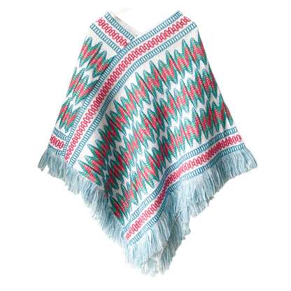 Winter Boho Shawl Capes for Women