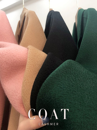 Luxury Woolen Winter Long Overcoat for Women