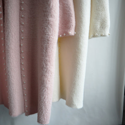 Leisure Mink Wool Winter Long Overcoat for Women