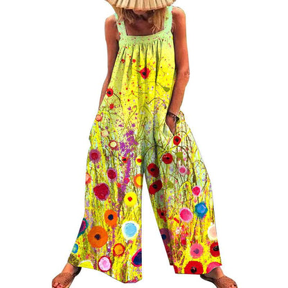 Summer Plus Sizes Women Leisure Rompers-STYLEGOING