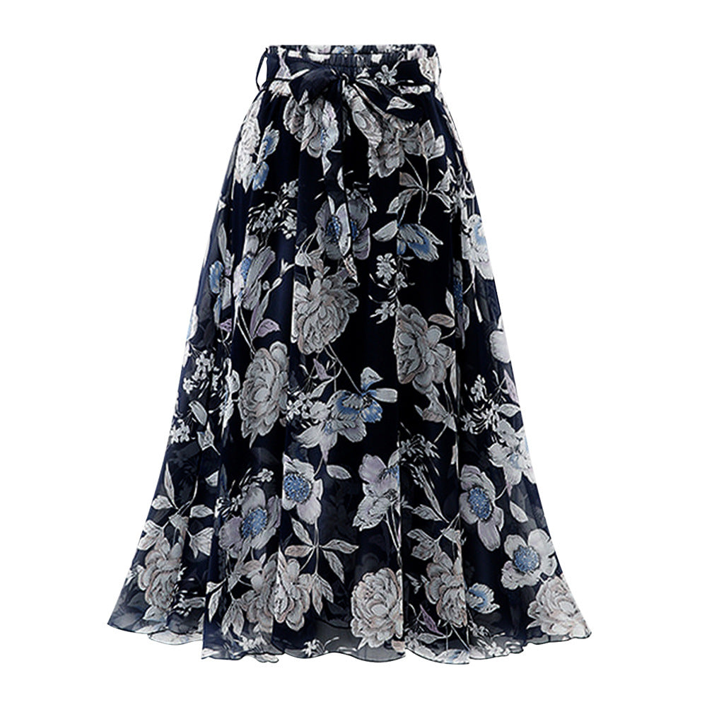 Casual Summer Chiffon Skirts for Women