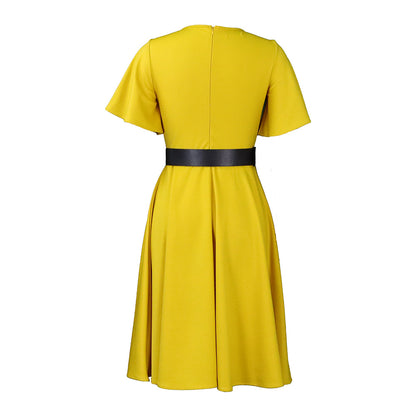 Women Plus Sizes Dresses with Belt