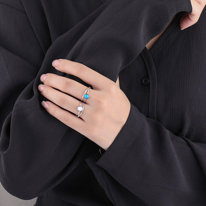 Fashion Lovely Sterling Silver Women Rings
