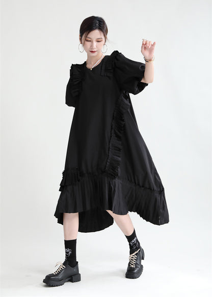 Elegant Irregular Girls Summer Long Dresses